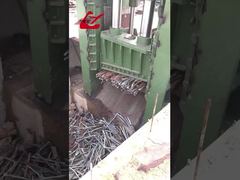 Cizalla de pórtico de alta capacidad para chatarra de placas y vigas de acero