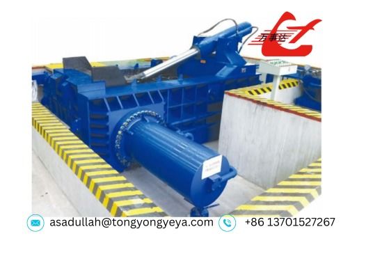 Automatic Baling for All Types of Scrap Metal Baler with the Y83/F Industrial Baler Machine
