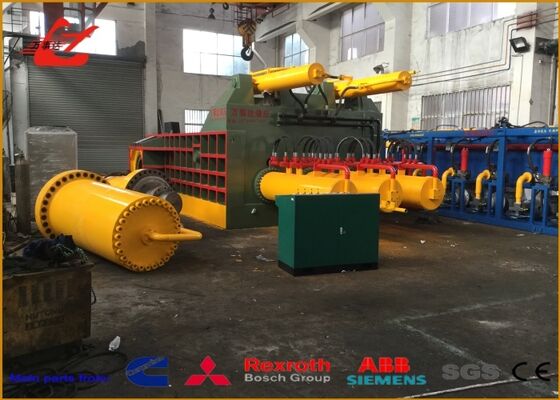 Reinforced Steel Hydraulic Scrap Baler for Mixed and Heavy Ferrous Materials