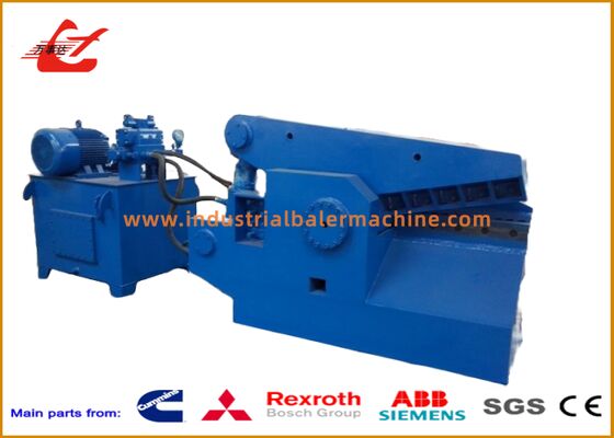 800KN Scrap Metal Alligator Shear With 800 Mm Blade For Steel Bar And Light Scrap Cutting