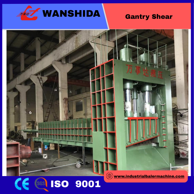 Wanshida Q43-10000 Hydraulic Gantry Shear  1000-Ton Industrial Metal Cutting Machine