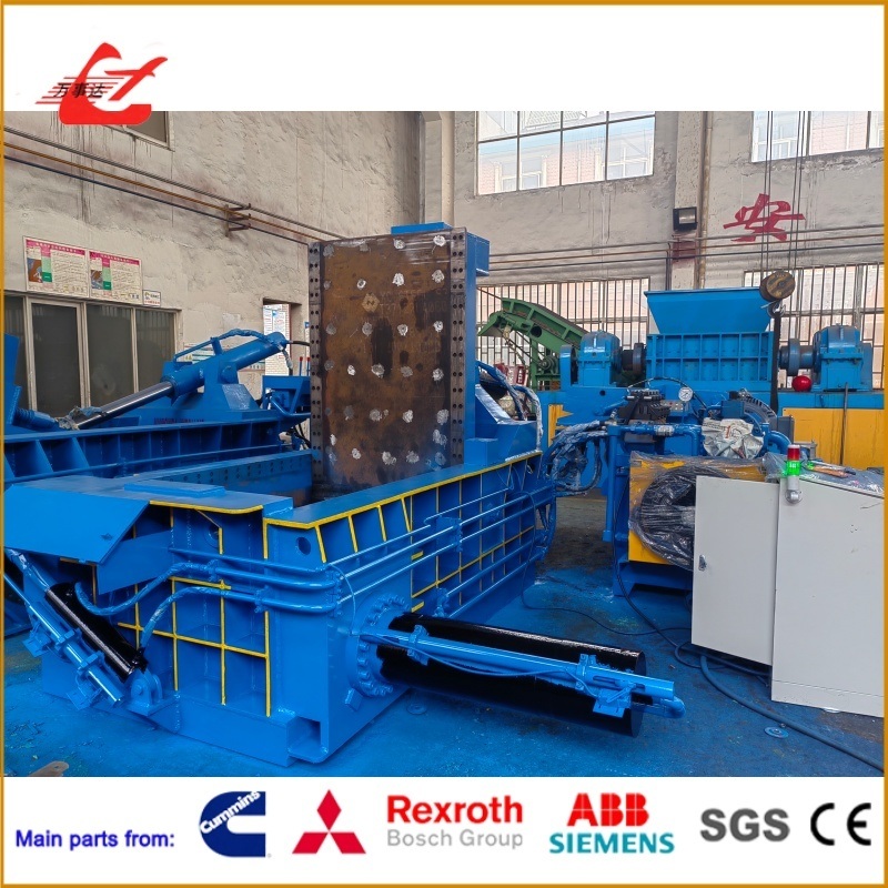 2000KN Hydraulic Scrap Baler 4000-5000 Kg/H for high-capacity metal recycling plants
