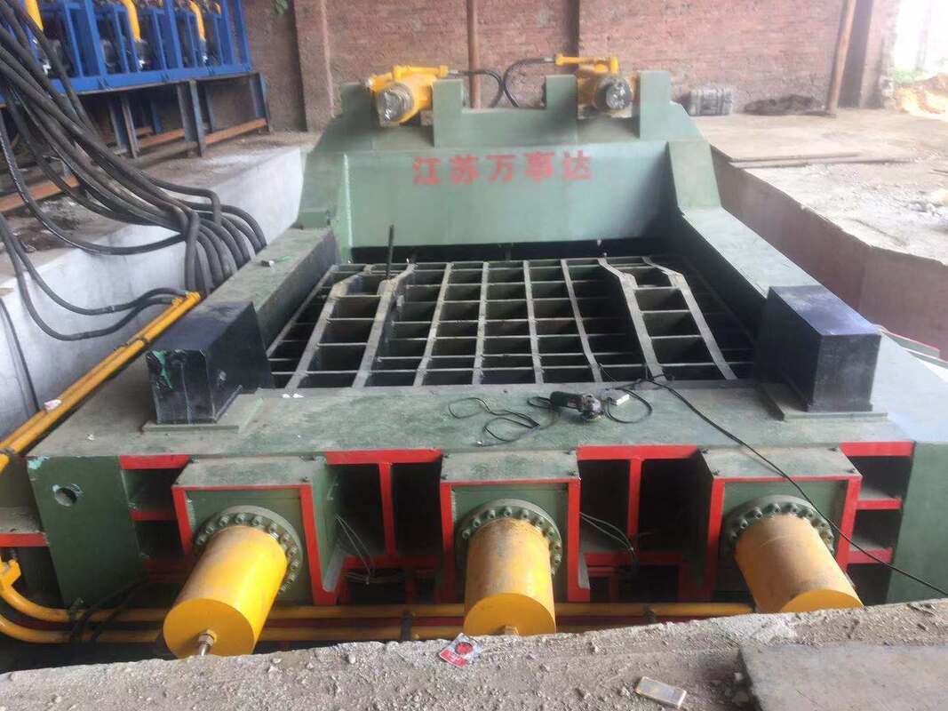 High Density Metal Baler for Scrap Yard and Steel Mill Recycling Operations