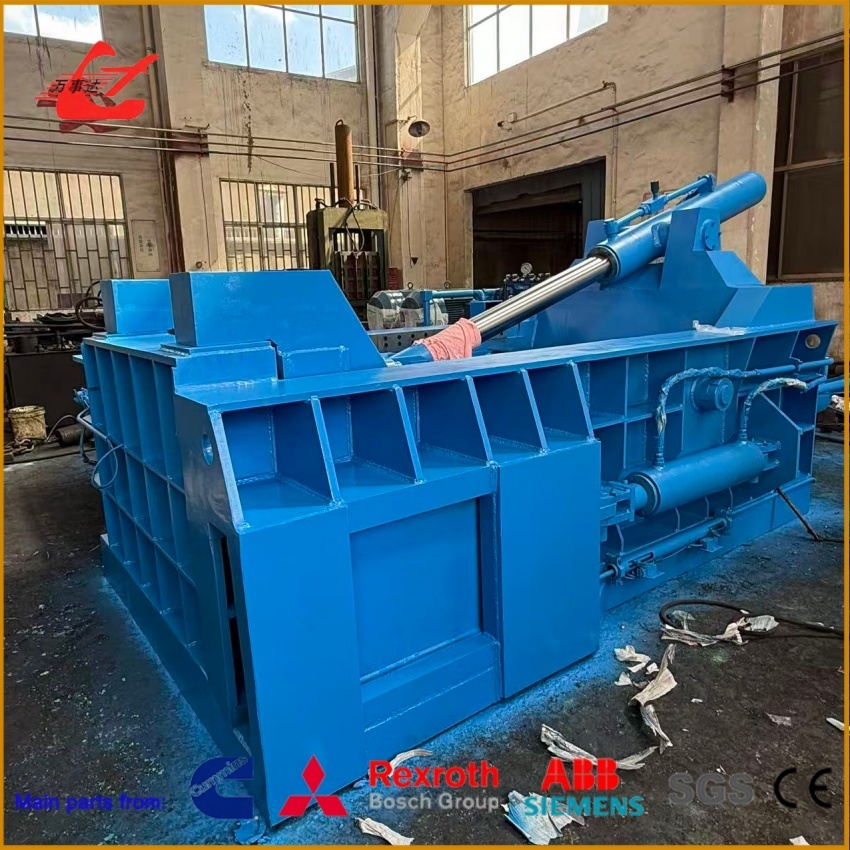 400 Ton Push-Out Metal Baler With 3000×2000×1200mm Chamber For Scrap Steel Compaction