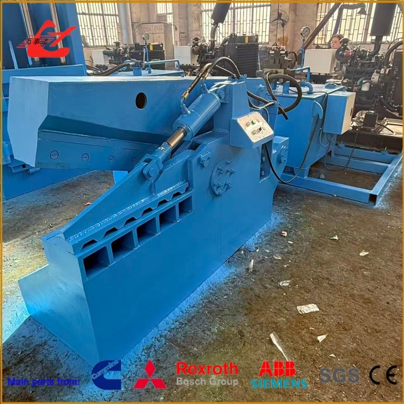 630KN Metal Cutting Alligator Shear Machine With 600mm Blade For Steel Aluminum And Copper Scrap