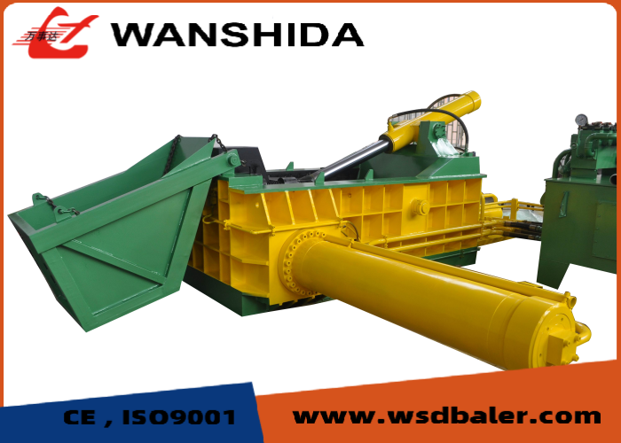 Electric Hand Valve Control Hydraulic Metal Baler with 1600 kN Force 25MPa for Scrap Recycling