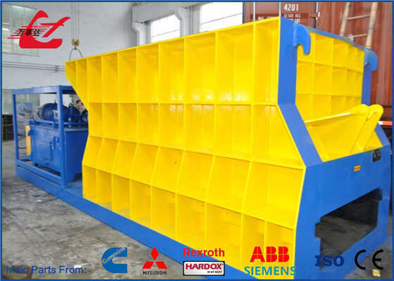Cizalla para chatarra de contenedores de alta resistencia 84KW con cuchilla de 1400 mm para un corte eficiente de metales
