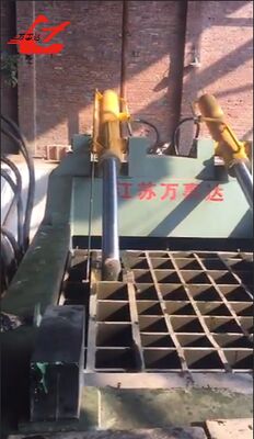 Empacadora hidráulica de chatarra de 60kW para trabajo pesado, 2500 KN de fuerza, para reciclaje de acero y barras de refuerzo