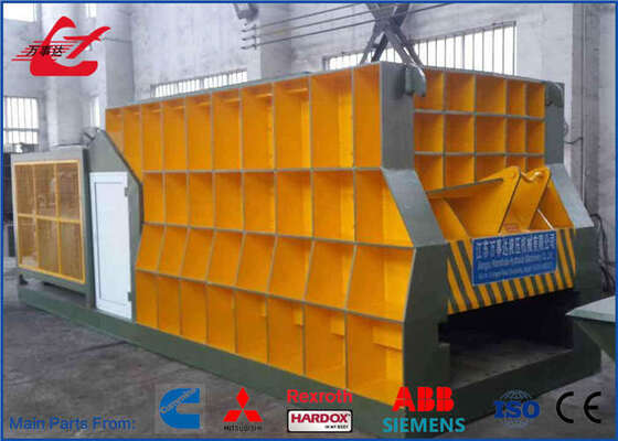 84KW Cortador de chatarra de contenedores hidráulicos 4000kN para el reciclaje de chatarra ferrosa pesada