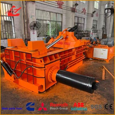 Calificador de metal hidráulico de tamaño de cámara grande 2500KN para proyectos de reciclaje de chatarra mediana y grande
